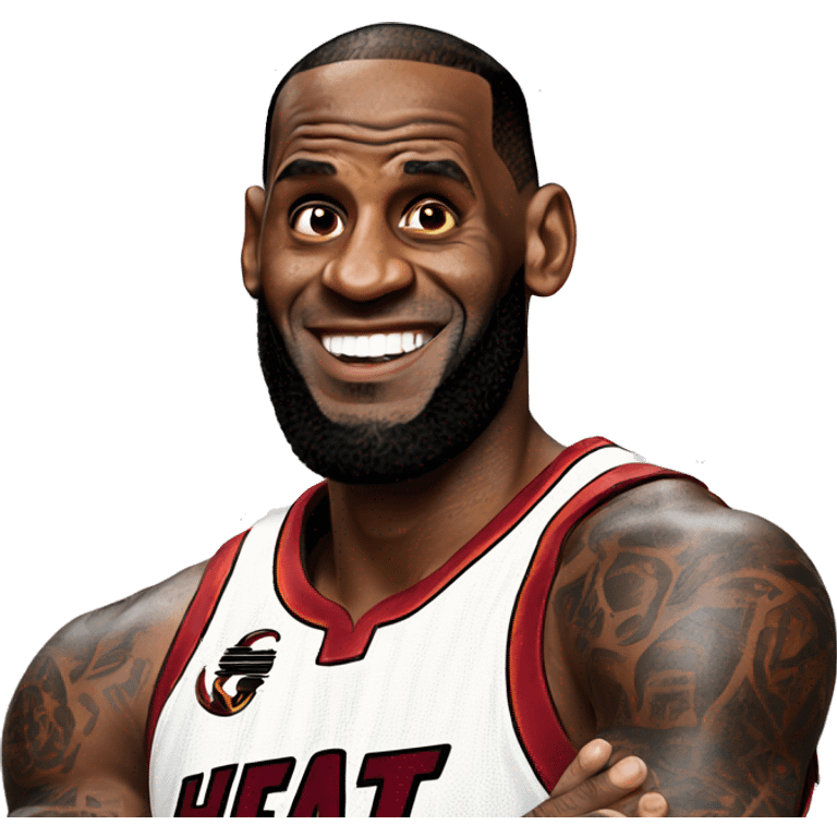 Miami Heat LeBron James emoji