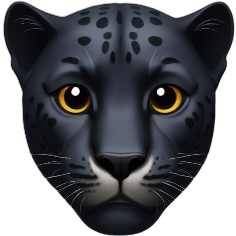 black panther head emoji