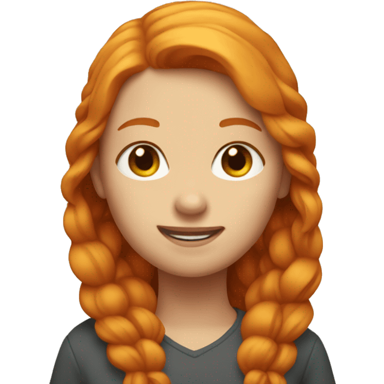 Emoji iOS 18 ginger girl  emoji