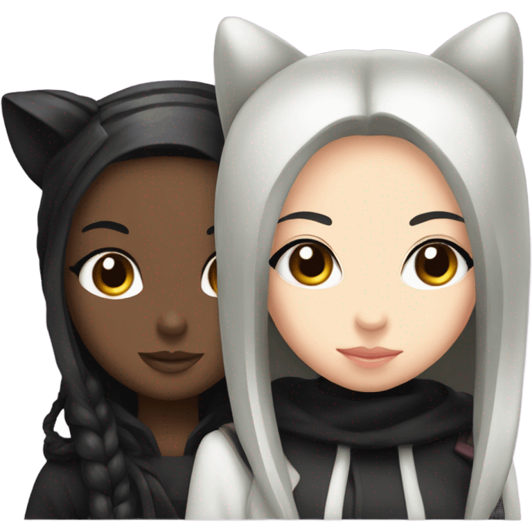 Kuromi and Romina emoji