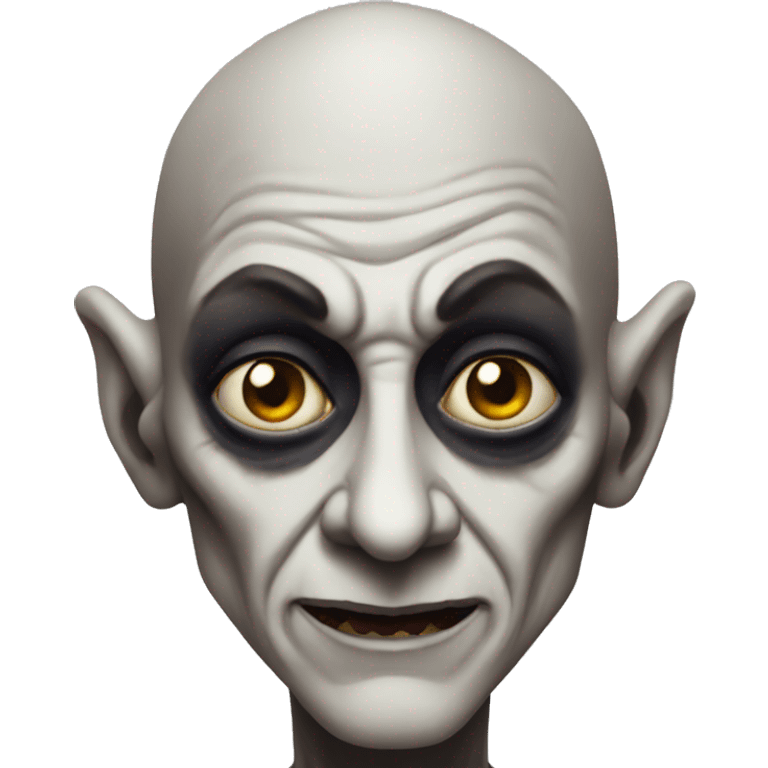 nosferatu with makeup  emoji