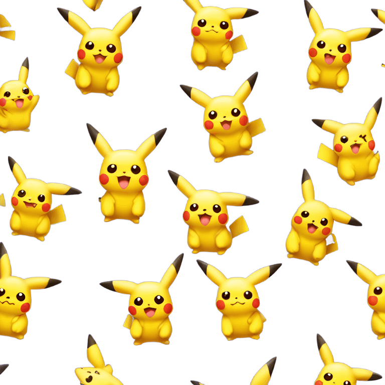 Cute pikachu emoji