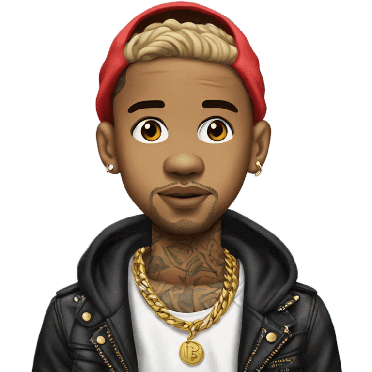 Hyper Realistic Chris Brown Royalty album  emoji