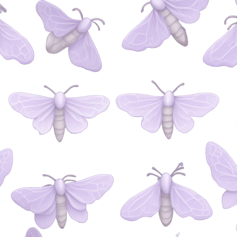 lilac moth emoji