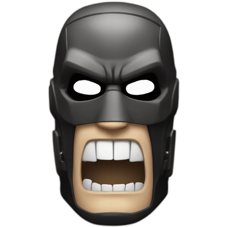 Bane from Batman face emoji