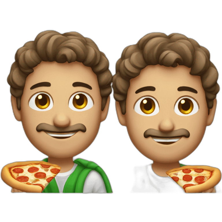 Italian guys whit piza emoji