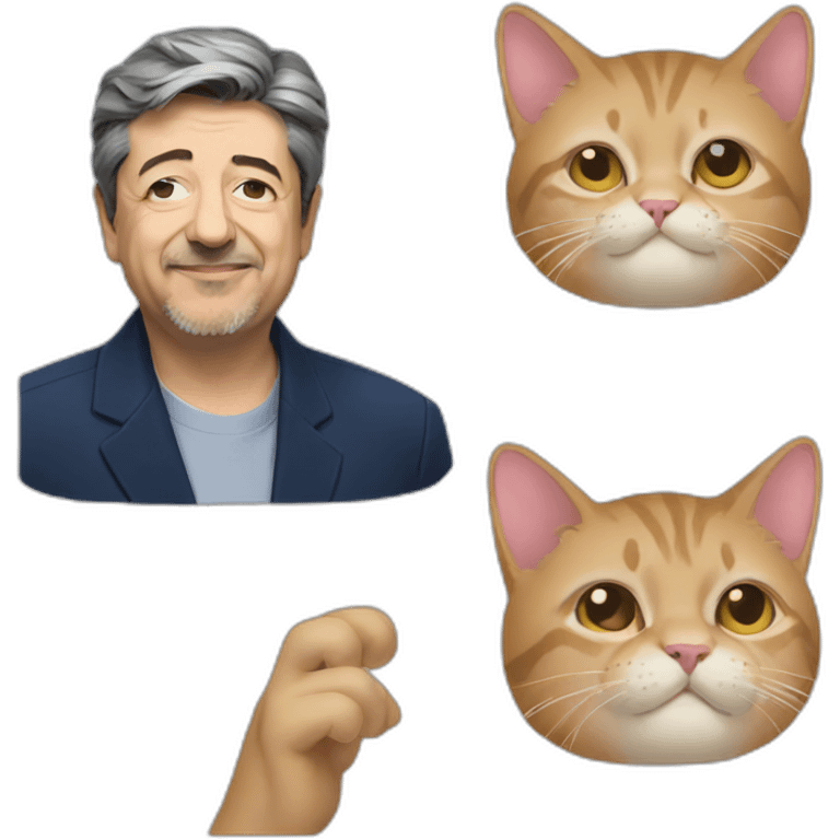 Jean cat melenchon emoji