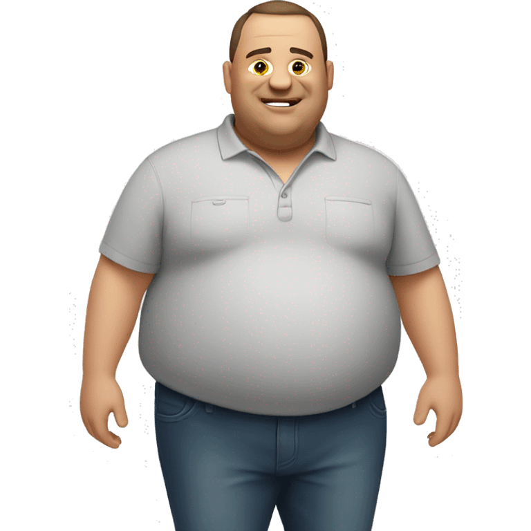 Fat man emoji