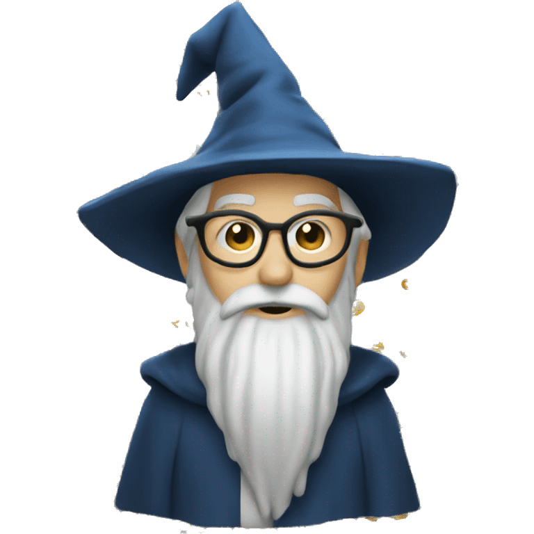 a wizard coding emoji