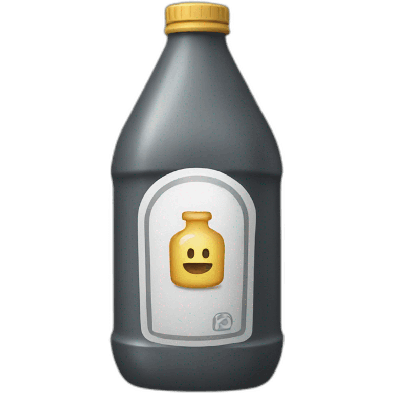 bottle of iron emoji