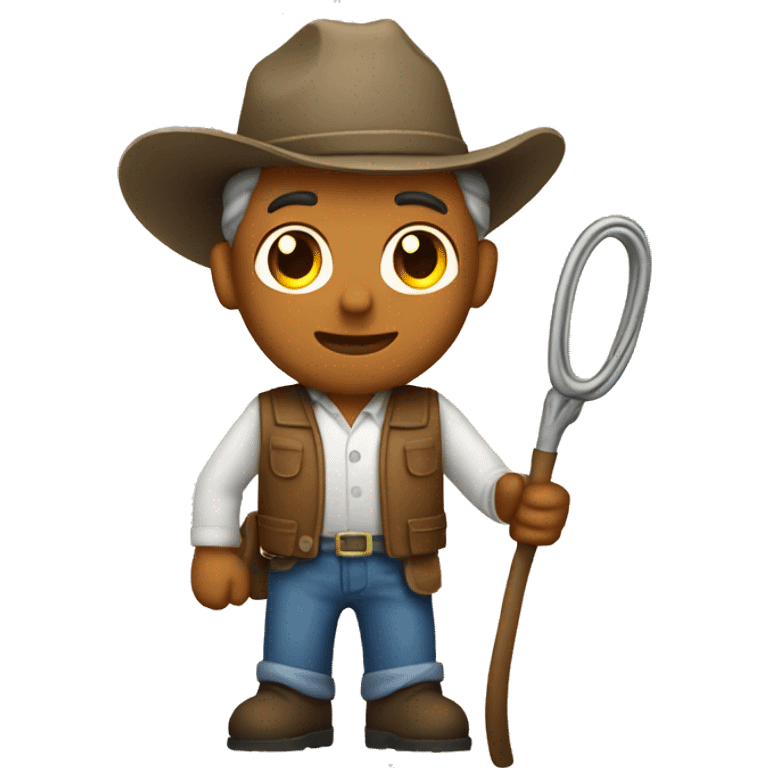 Farmer with whip emoji