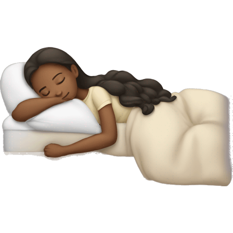 Girl sleeping emoji