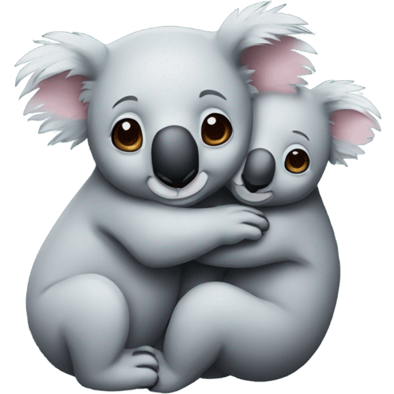 koalas hugging  emoji