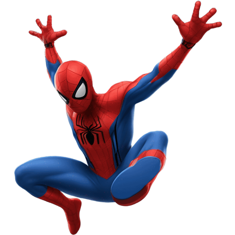 spiderman  jumping  emoji