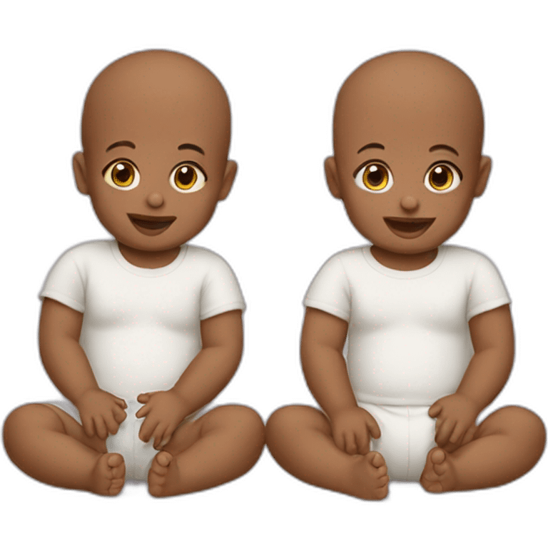 Two baby twins emoji