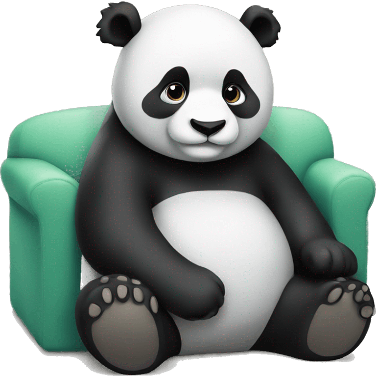 Panda chilling emoji