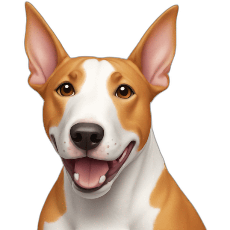 Orange Bullterrier emoji