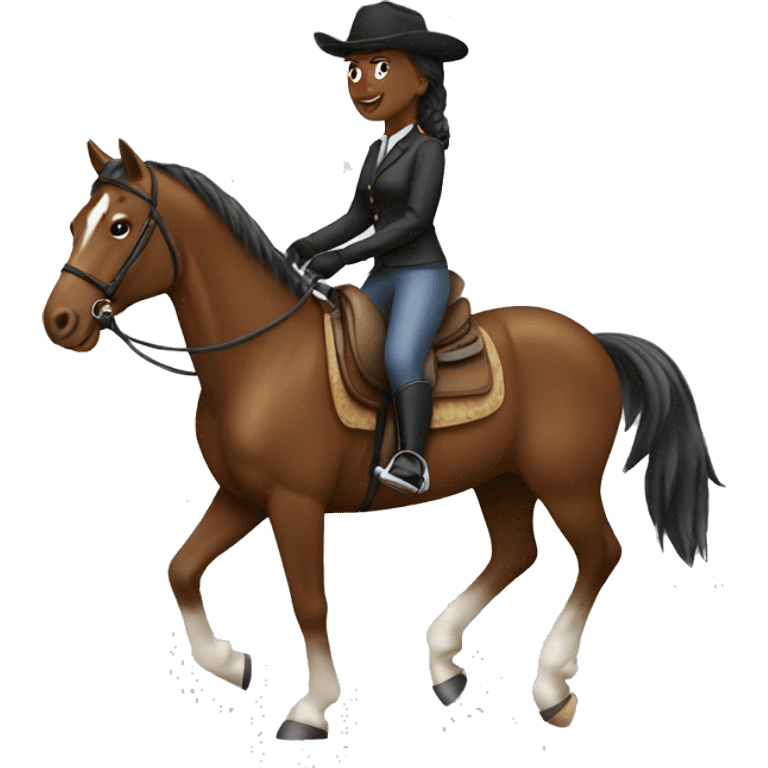 Women horse rider emoji