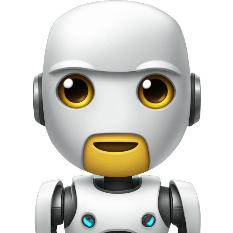 a cute robot emoji