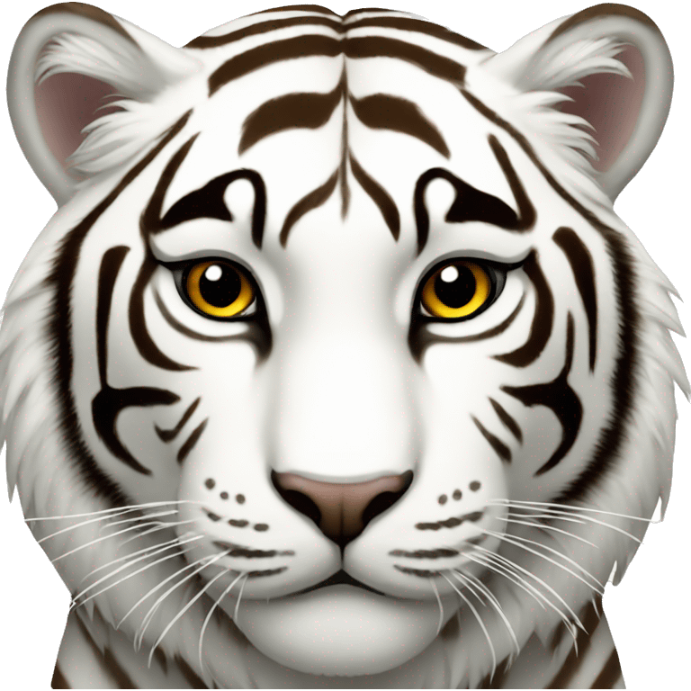 Tigre blanco emoji