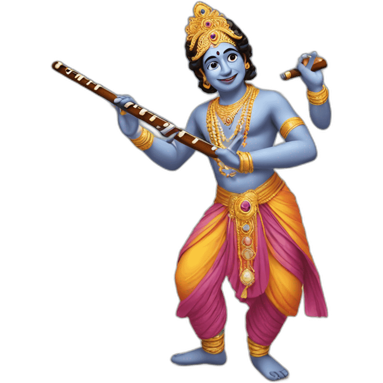 Krishna with flute  emoji