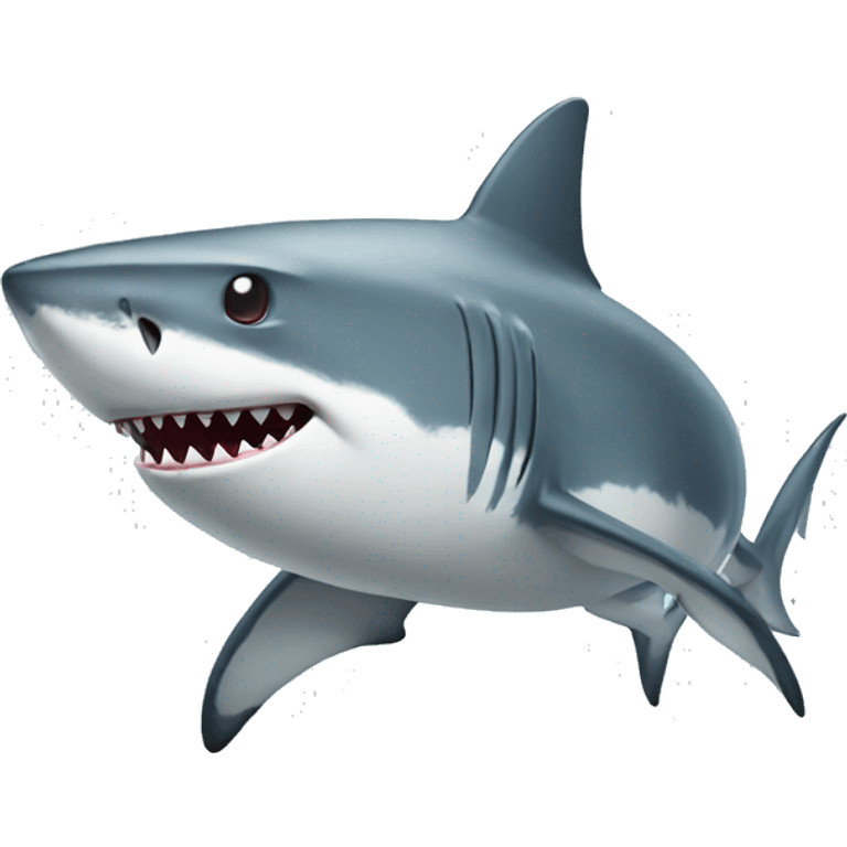 SHARK WITH TOP emoji