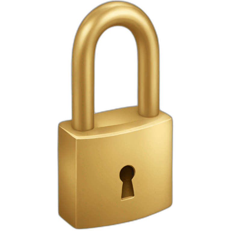 Golden Lock emoji