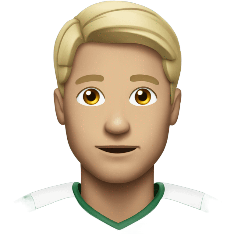 Football portrait of a male emoji