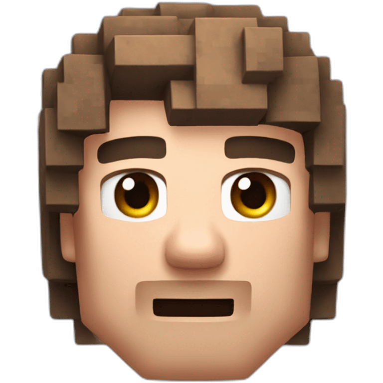 Steve from Minecraft emoji