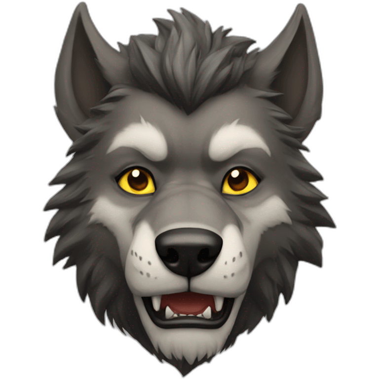 Alpha King werewolf emoji