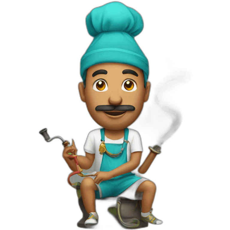 Hookah master emoji