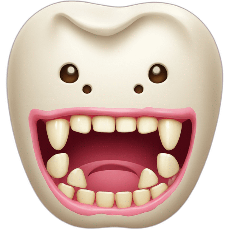 teeth-teeth-scary-fleshy-iphone-android emoji