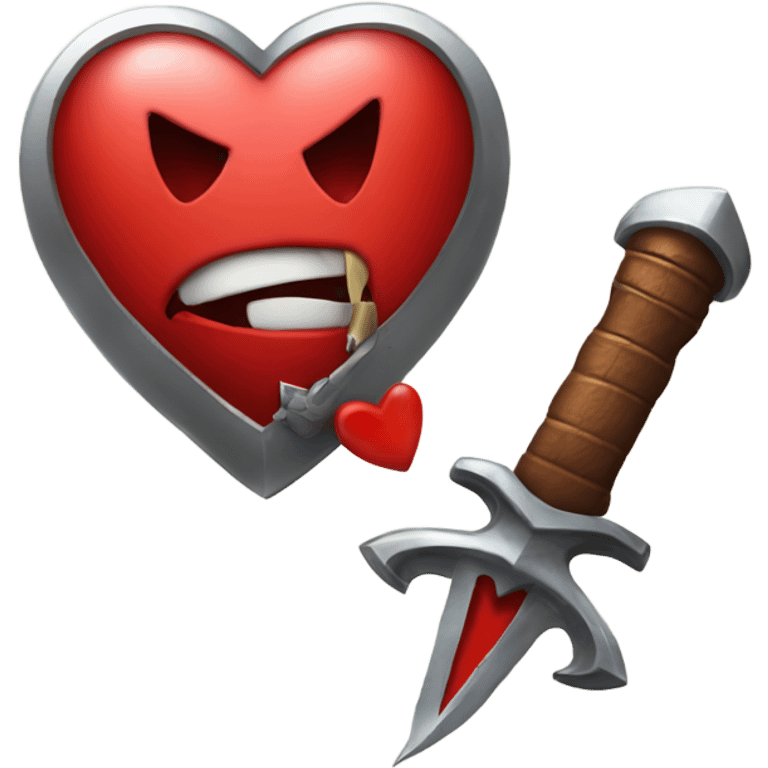 Heart with dagger emoji