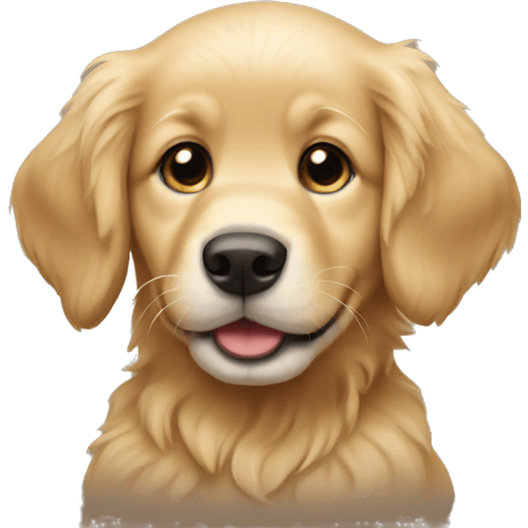 golden retriever puppy emoji