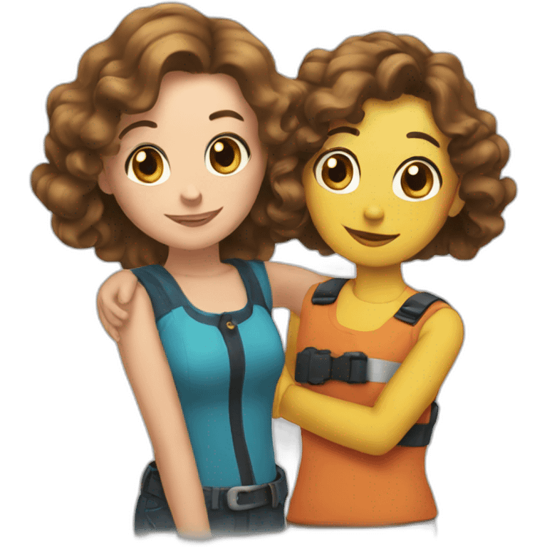 Tow besties  emoji