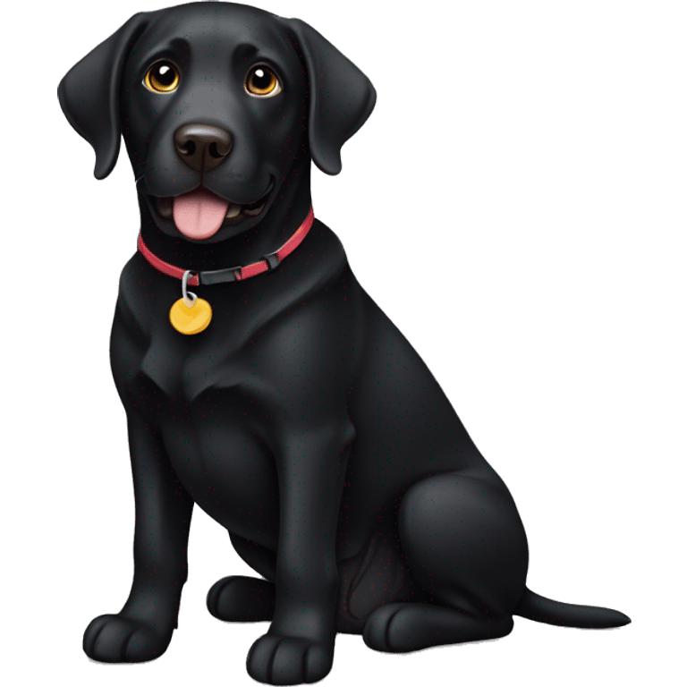 Black Labrador  emoji