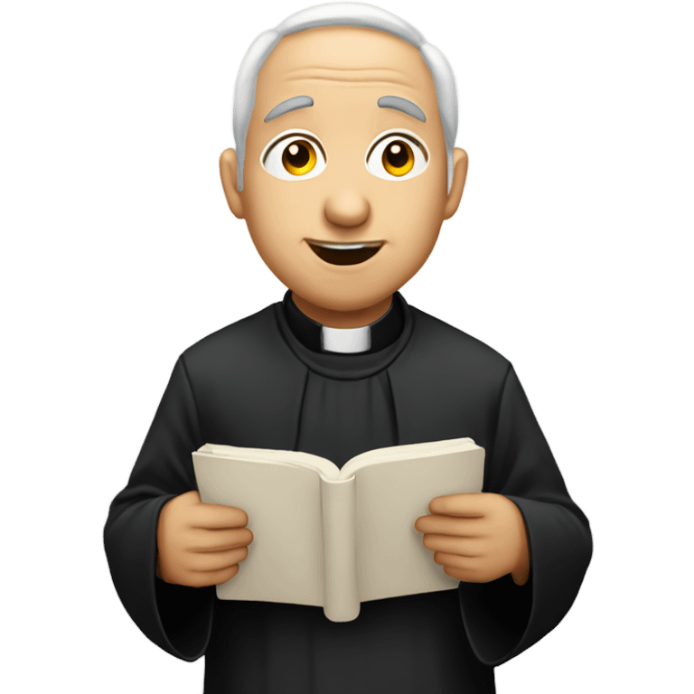 Priest gossiping  emoji