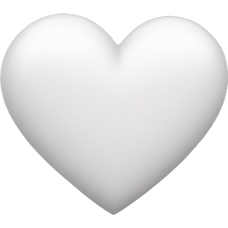 White heart emoji