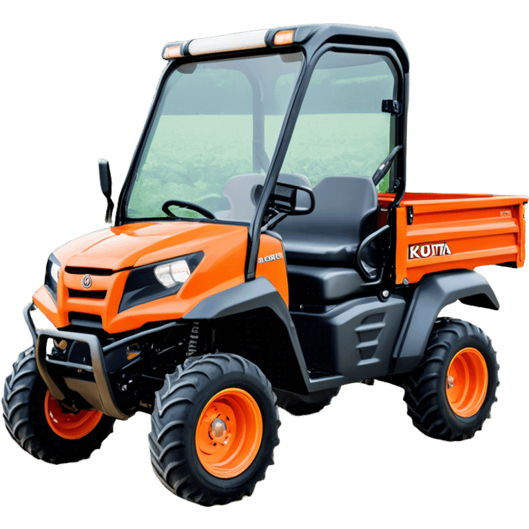 Farm Utility Vehicle (UTV) - Kubota RTV-XG850 (Model Year: 2021) (Iconic colour: Orange) emoji