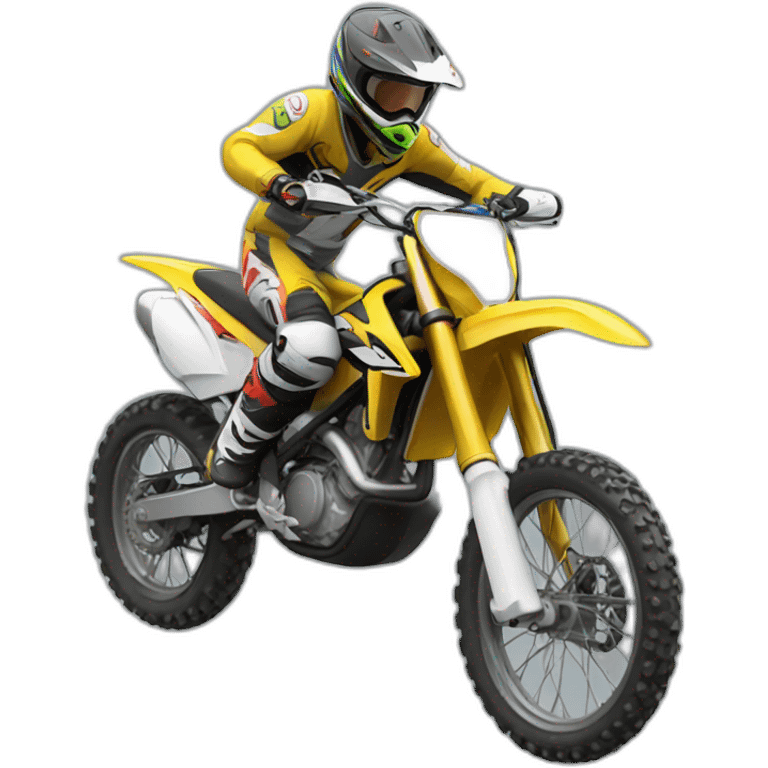 Moto cross emoji