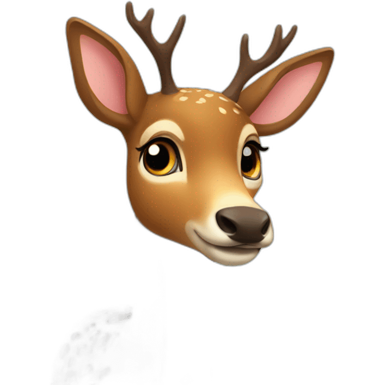 deer in love emoji