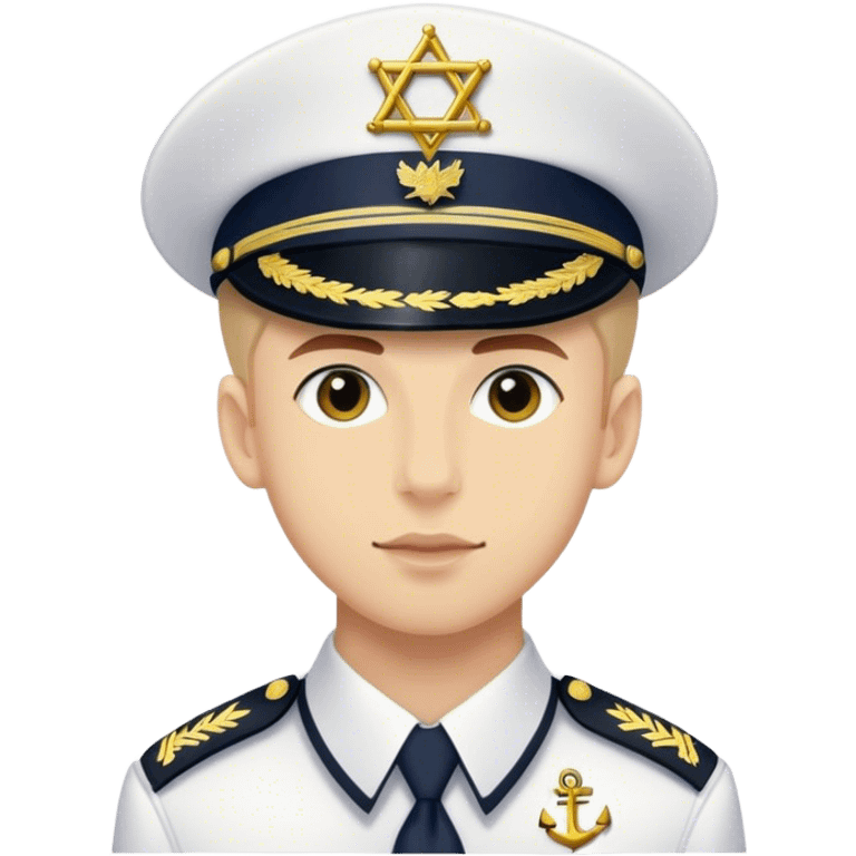 Jewish Navy midshipman emoji