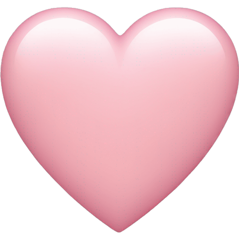 light pink heart  emoji