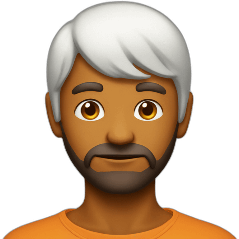 tangerian headed man emoji