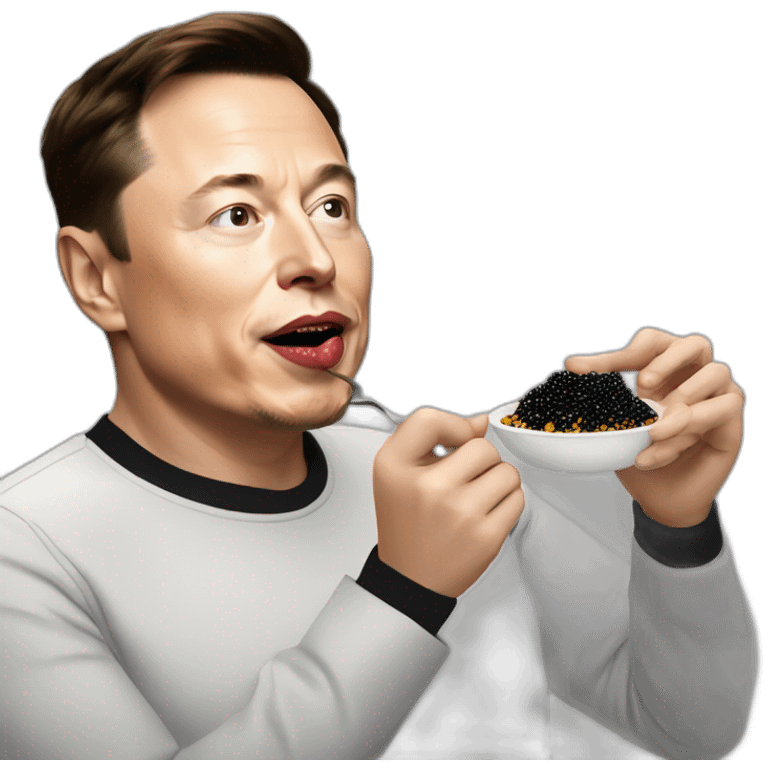 elon-musk-eating-caviar emoji