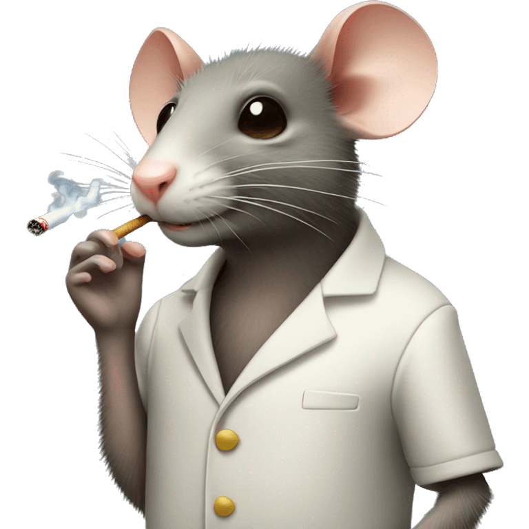 rat smoking a cigarette  emoji