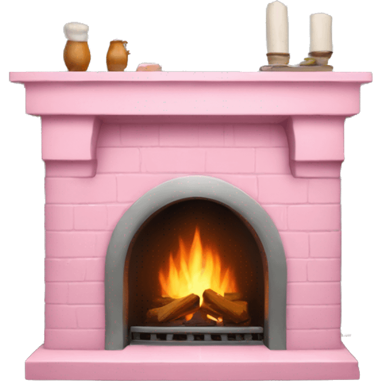 Winter Pink FirePlace emoji