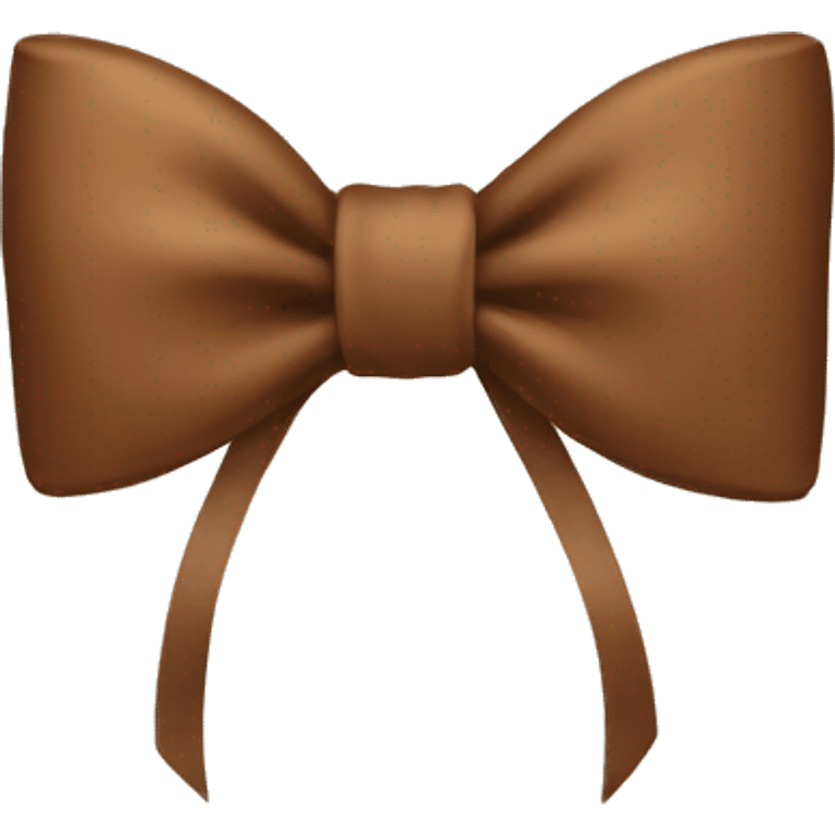 Bow brown emoji