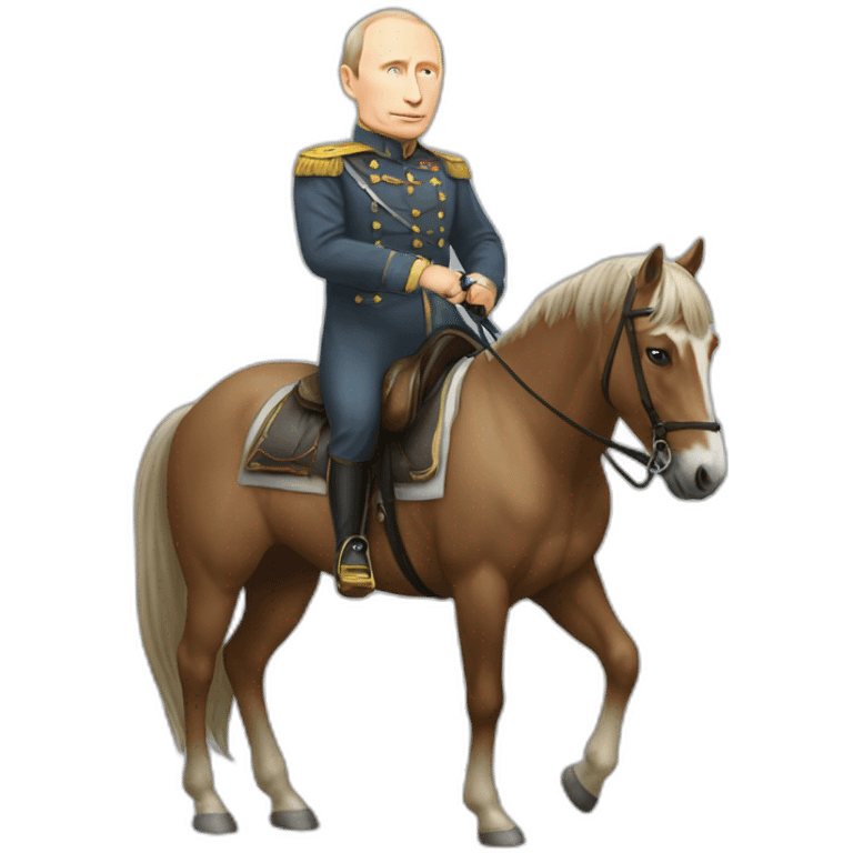 Putin monta a caballo emoji