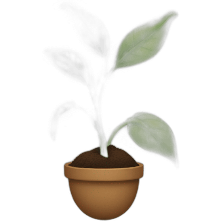 seeding emoji with one very long stem emoji